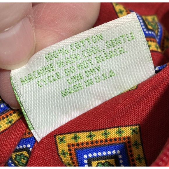 Vera Bradley Villa Red 2014 shoulderbag purse medium zipper top quilted cotton - Picture 10 of 10